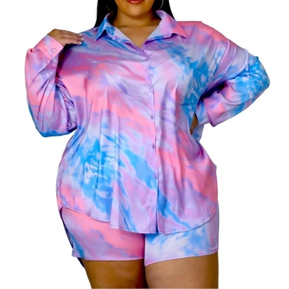 COTTON Candy Short Set - Picture 1 of 3